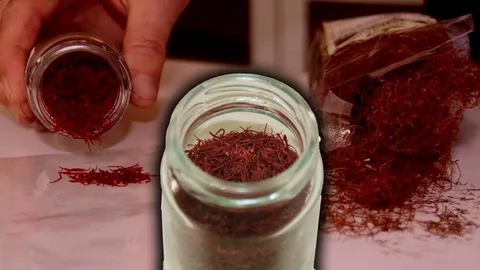 تصویر 4 از زعفران شکسته اصل با رنگ و عطر طبیعی